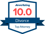 AVVO Rating 10.0 Divorce Top Attorney