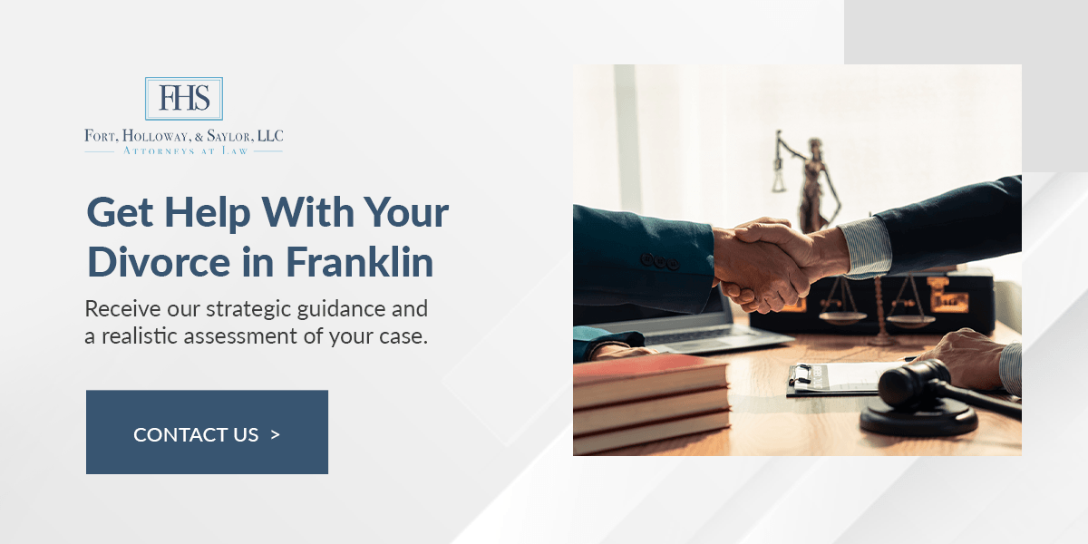 Get Help With Your Divorce in Franklin